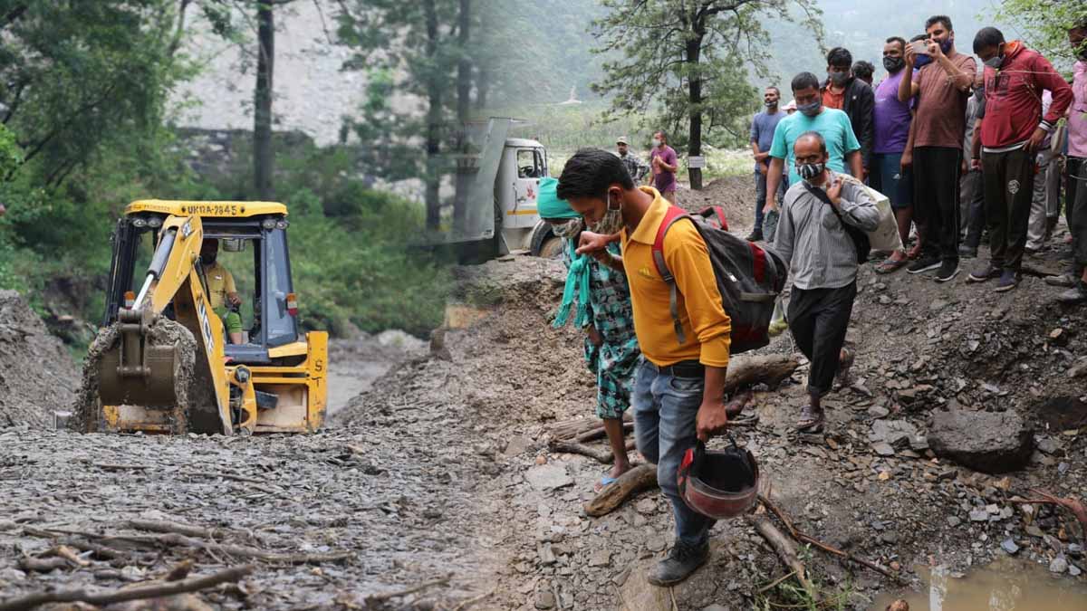 अवैज्ञानिक विकास और सड़क निर्माण से आई माल देवता में बाढ़!