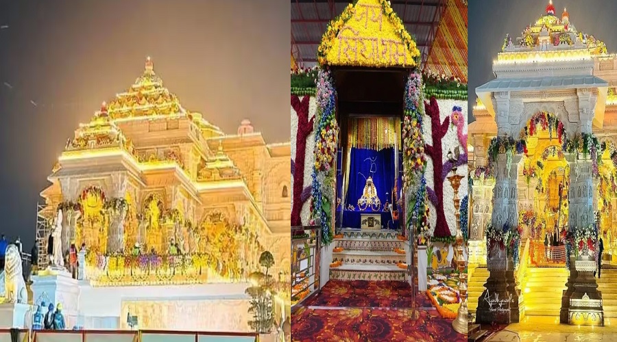 राम मंदिर परिसर पहुंचे PM मोदी, प्राण प्रतिष्ठा की पूजा शुरू