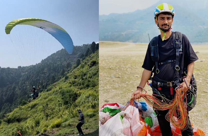 paragliding in uttarakhand